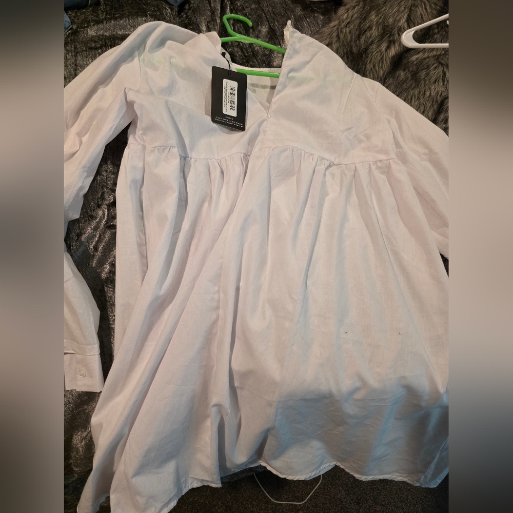 PrettyLittleThing White Dress Shirt for WoMen